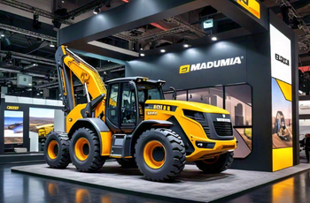 Custom booth design for Bauma 2025 by Expo Creators, delivering innovative, tailored solutions for exhibitors in the construction and mining industries.